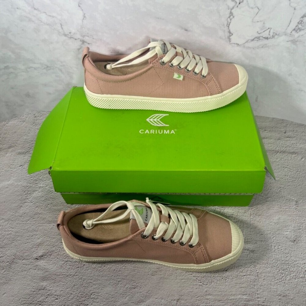Cariuma OCA Low Canvas Sneakers Unisex Size 8.5 Men/10 Women Dusty Rose - Picture 6 of 10